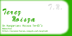 terez moisza business card